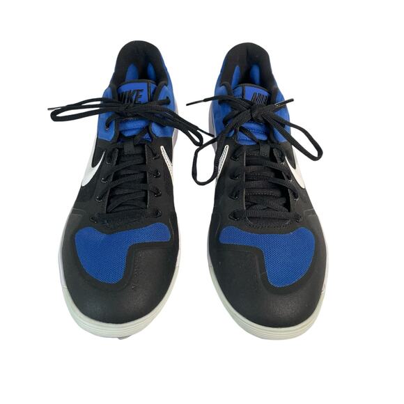 Nike Baseball Cleats Alpha Huarache Elite Men's size 12 Black Blue - Picture 3 of 10